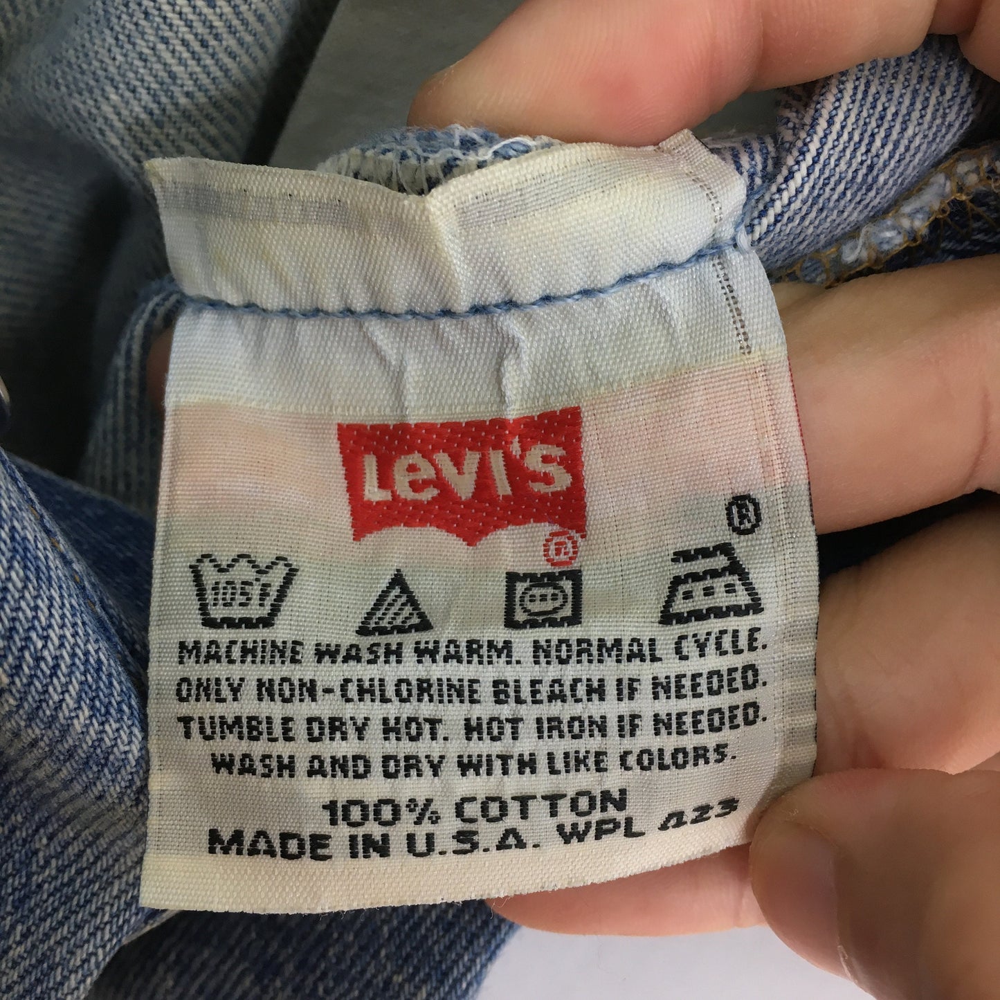 Levi's 501 Distressed Faded Blue Jeans 30x30