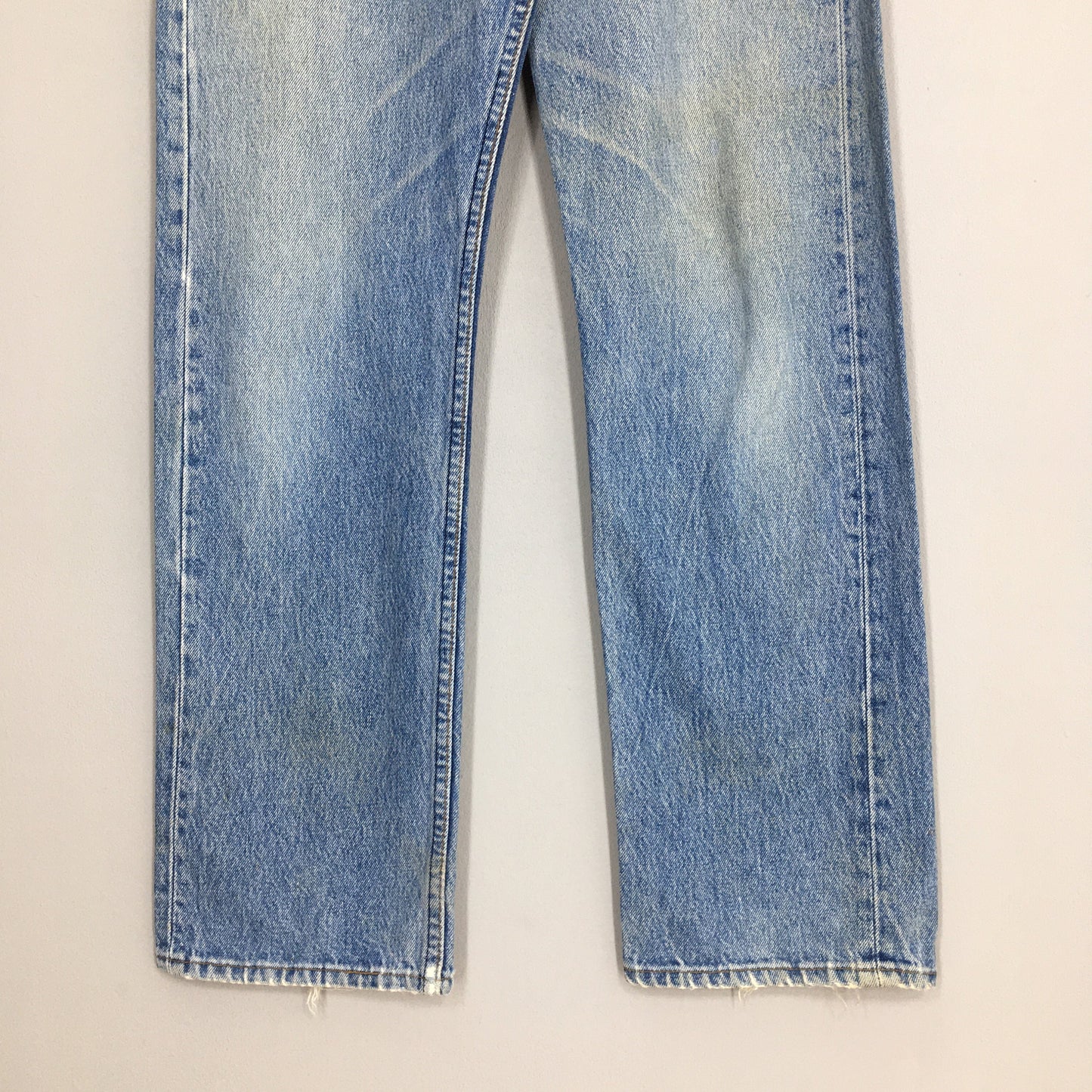 Levi's 501 Blue Faded Dirty Stone Washed Jeans 30x31