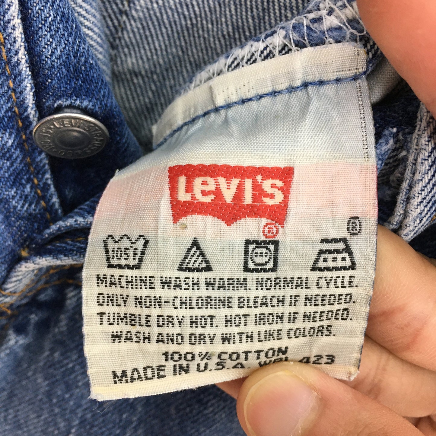 Levi's 501 Custom Rebuild Jeans Remake Size 32x33