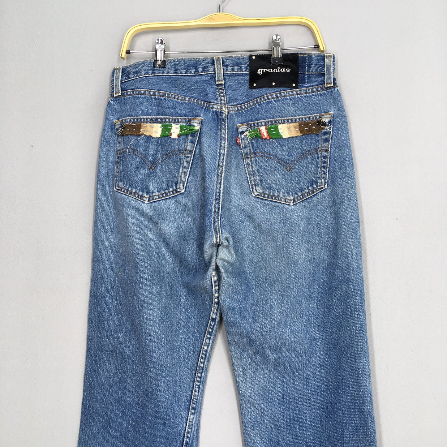 Levi's 501 Custom Rebuild Jeans Remake Size 32x33