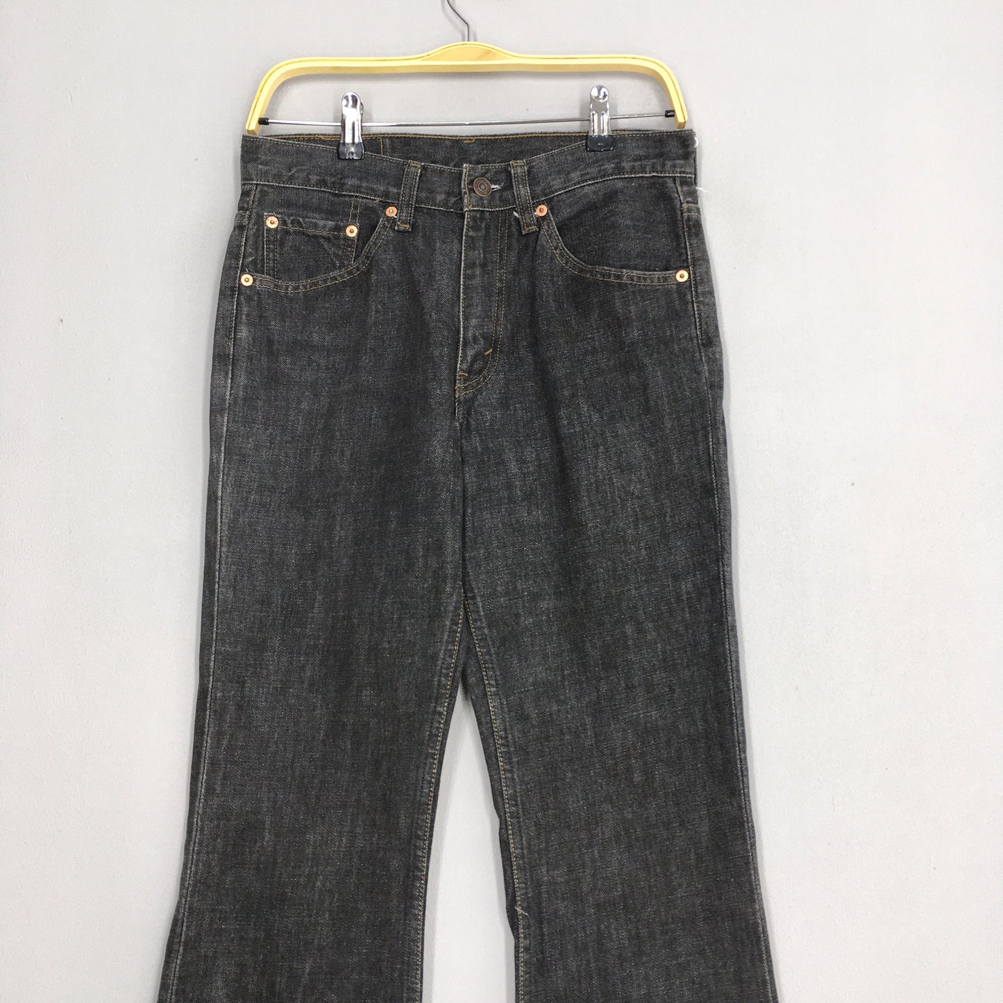 Levi's 517 Black Bootcut Light Washed Jeans Size 30x32