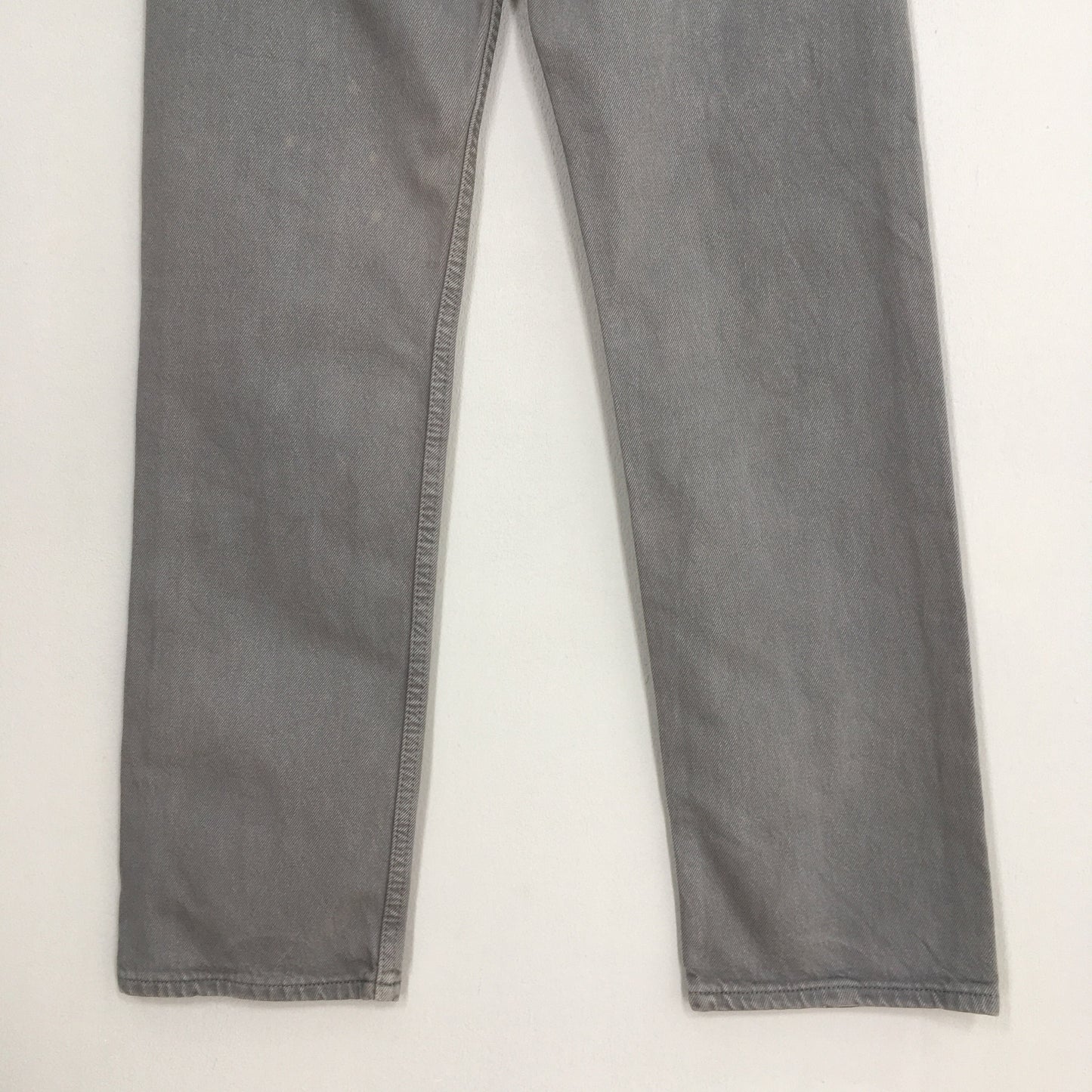 Levi's 501 Grey Overdyed Slim Fit Jeans Size 28x32