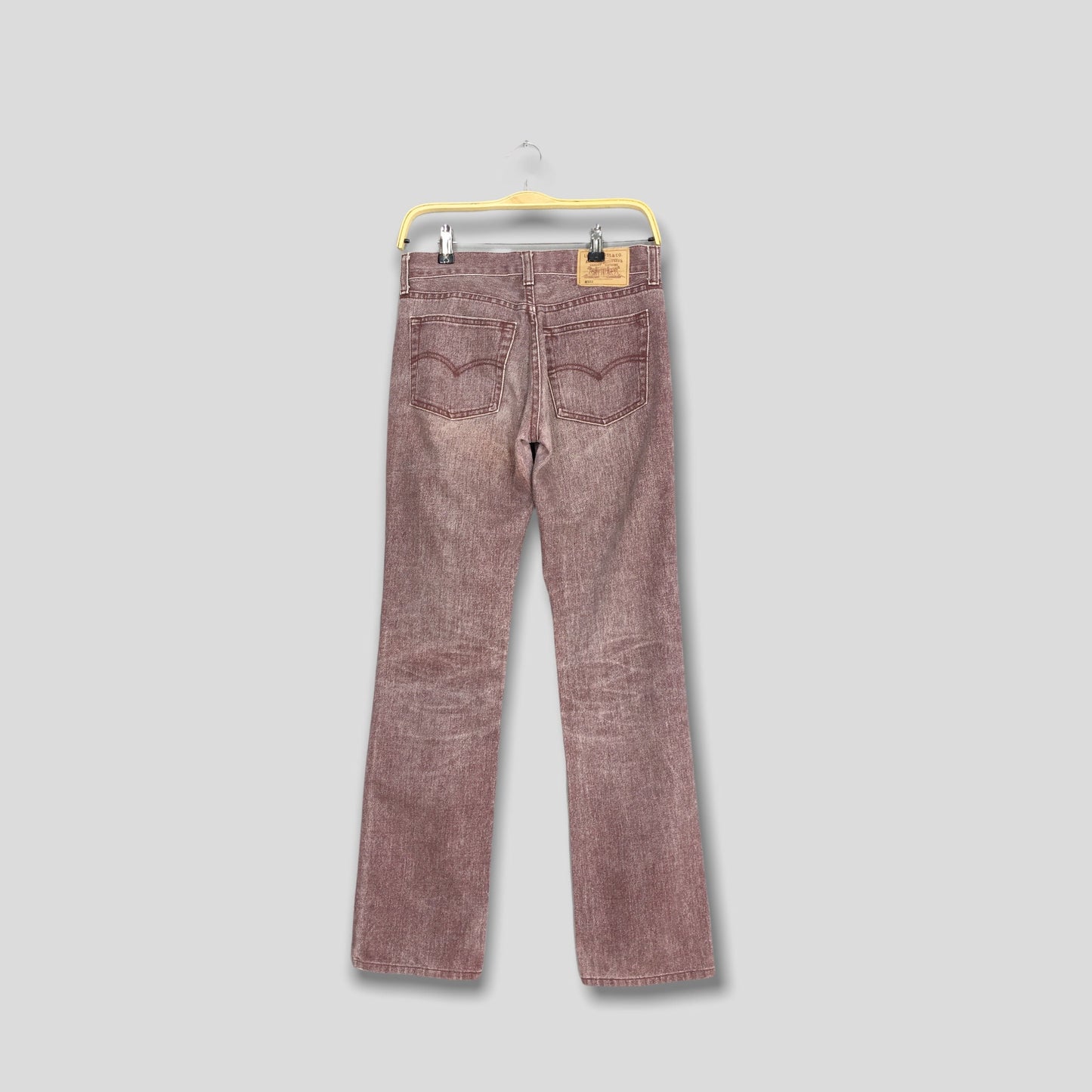 Levi's 502 Faded Red Jeans Size 28x30