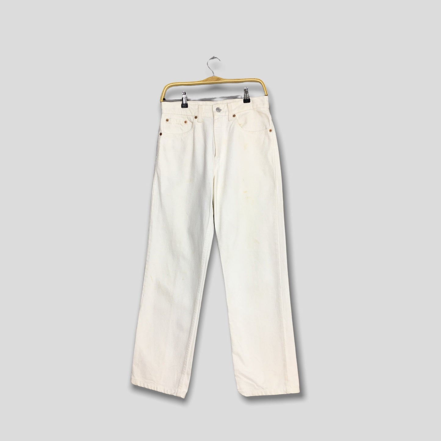 Levi's 510 White Zipper Jeans Size 28x29