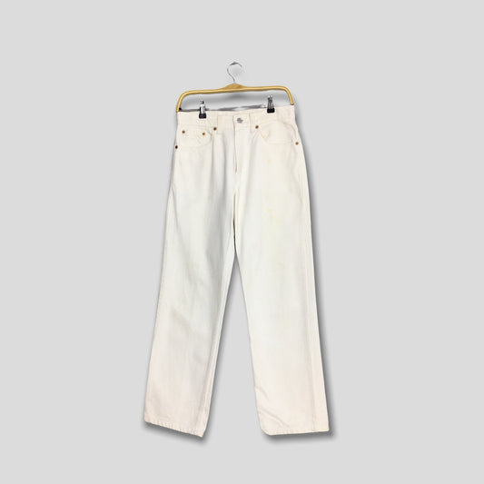 Levi's 510 White Zipper Jeans Size 28x29