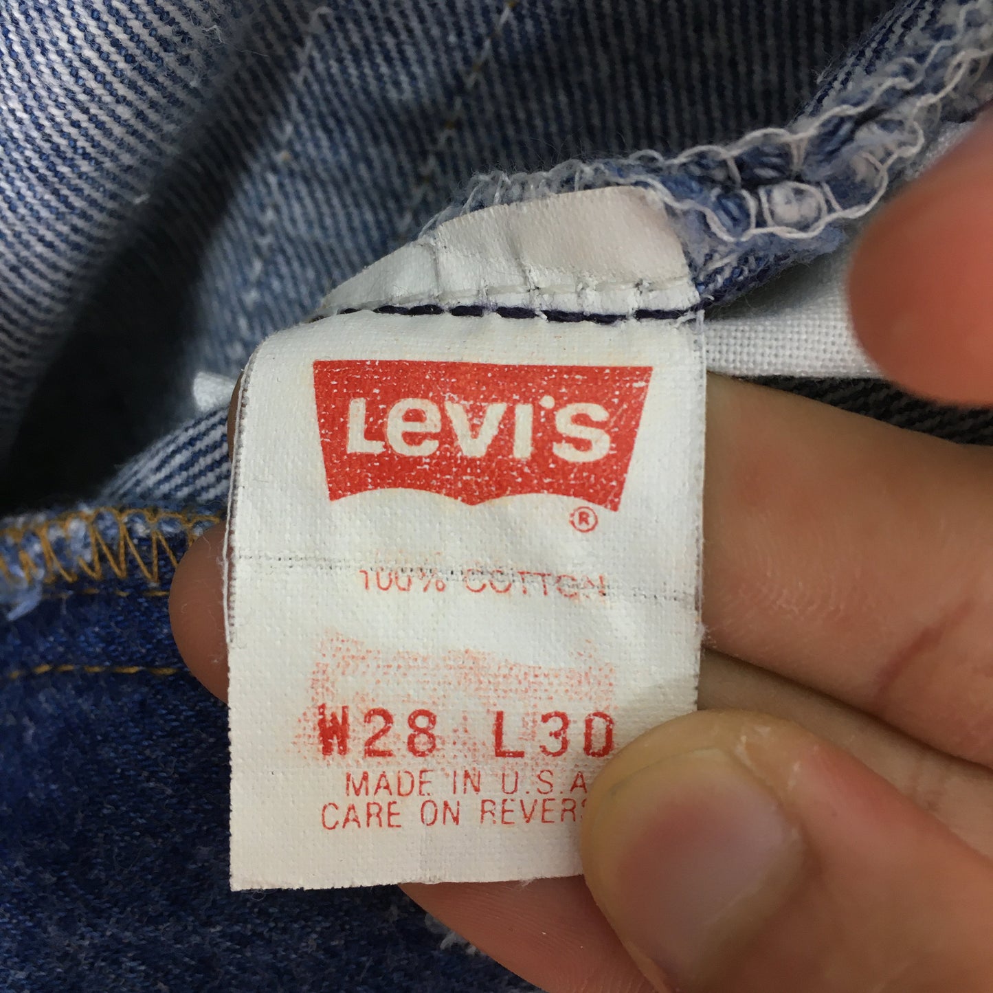 Levi's 501 Stonewash Jeans Faded Size 29x31