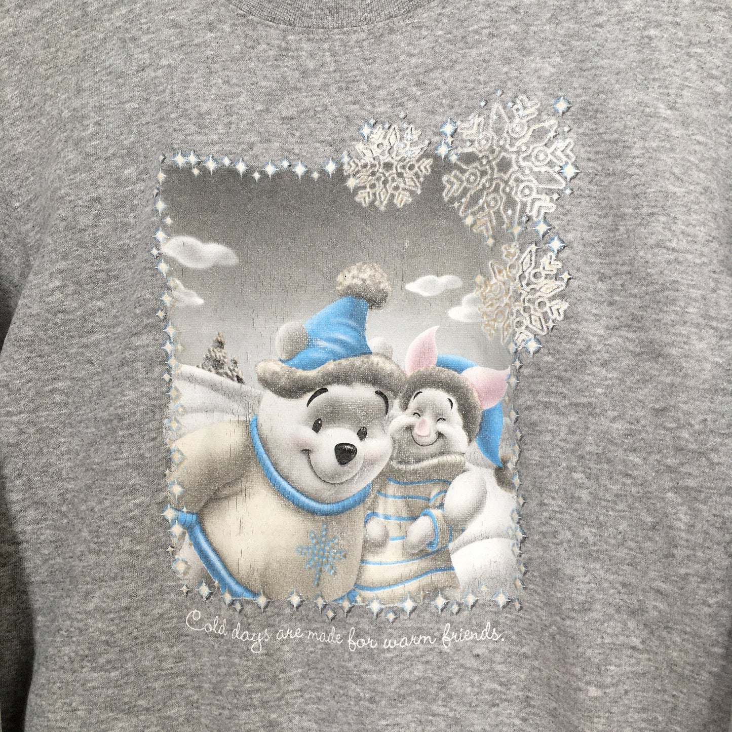 Winnie The Pooh Disney Gray Sweatshirt Small