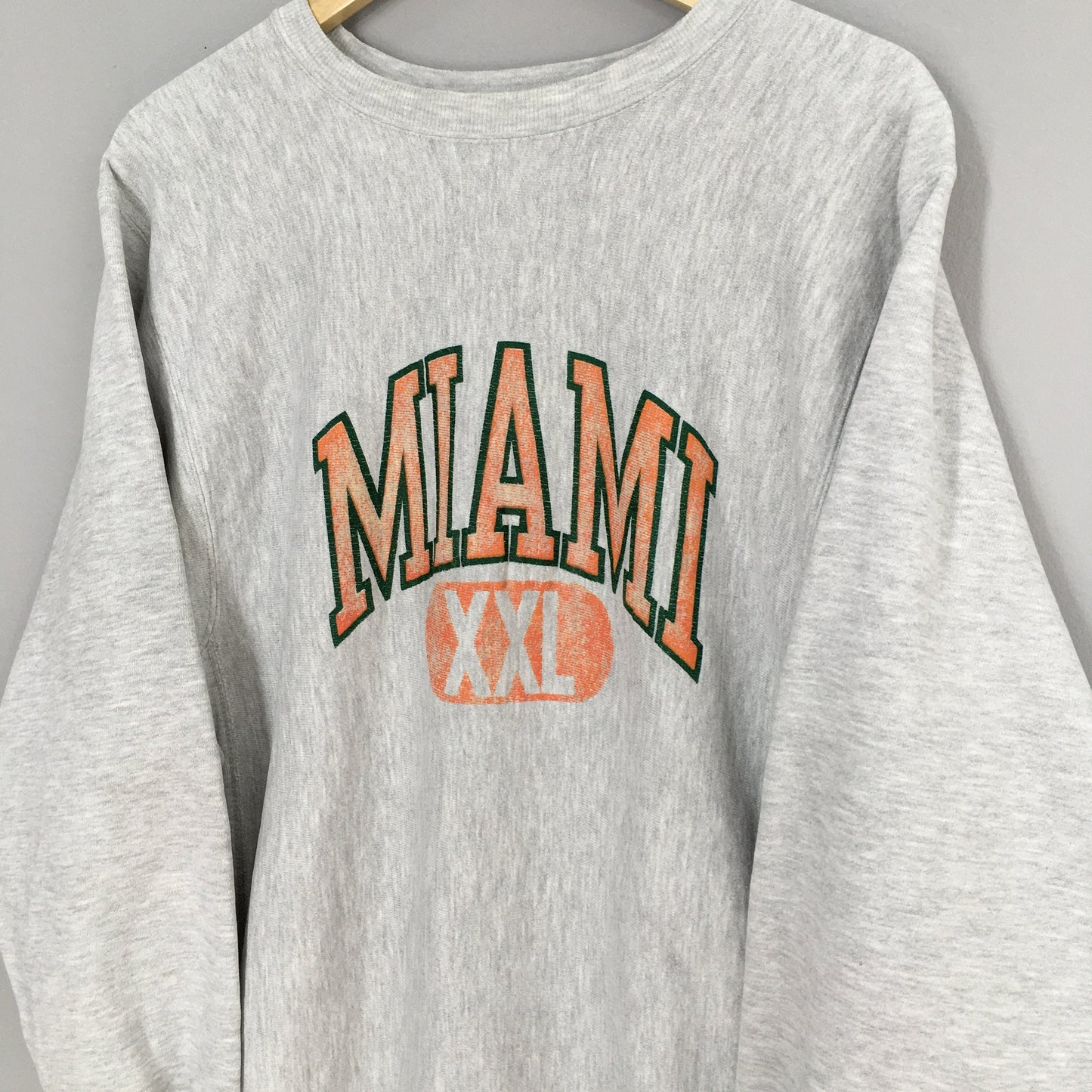 Champion Miami State Gray Sweatshirt Large