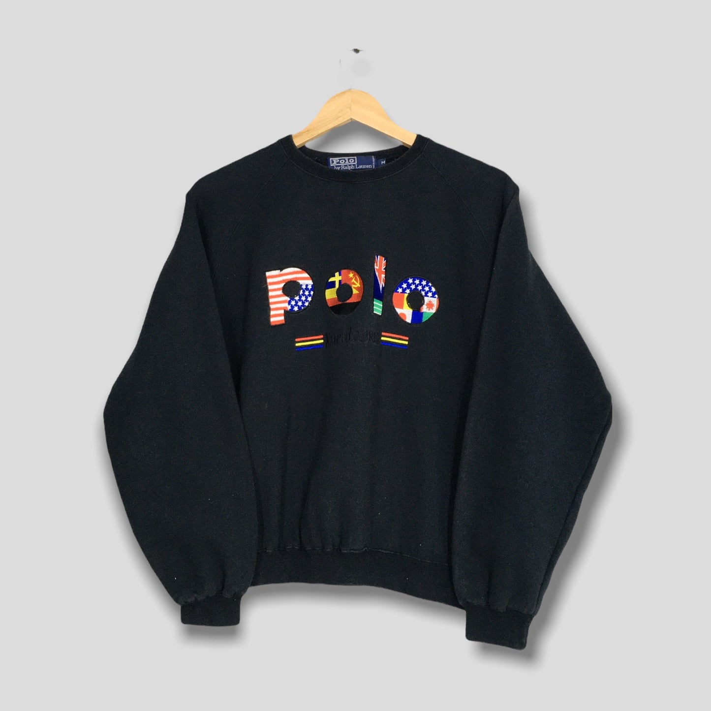 Polo Ralph Lauren Black Sweatshirt Medium