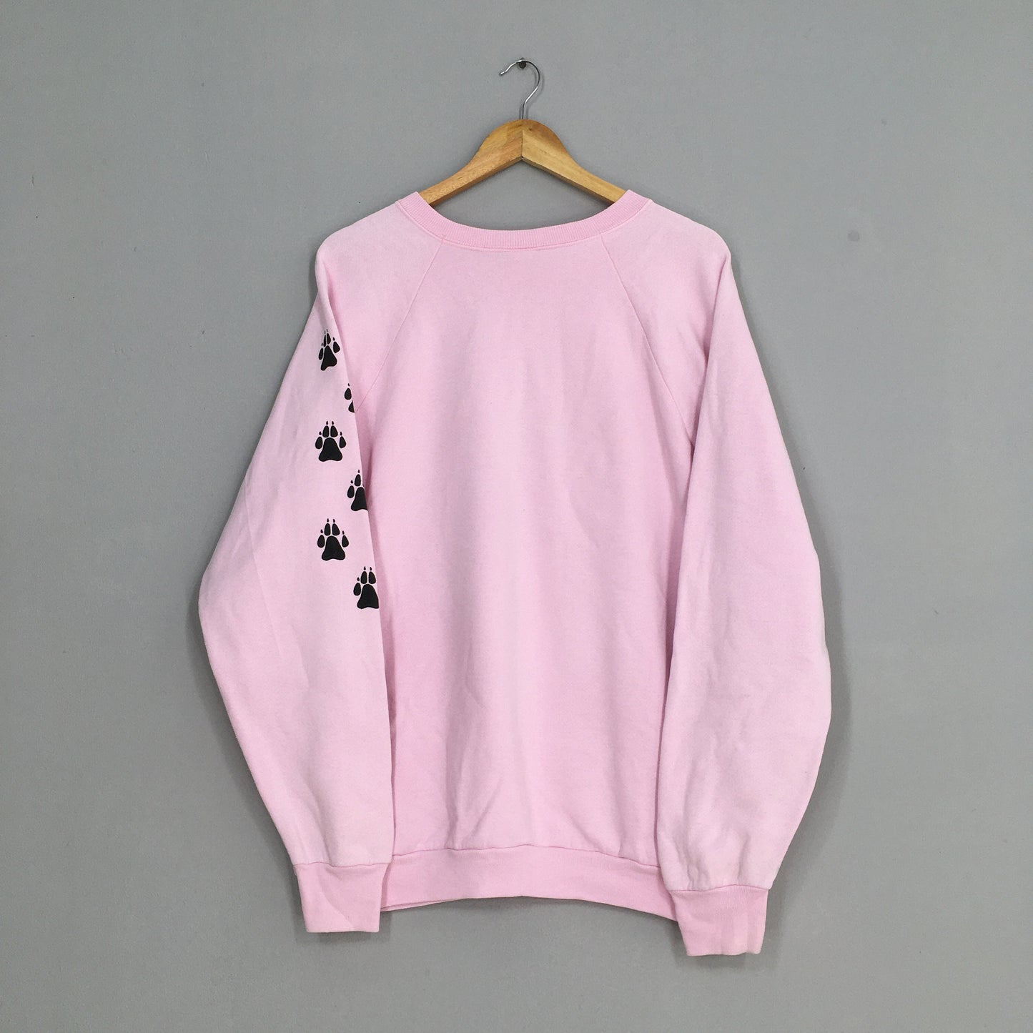 Dog Bloodhounds Printed Pink Sweatshirt XLarge