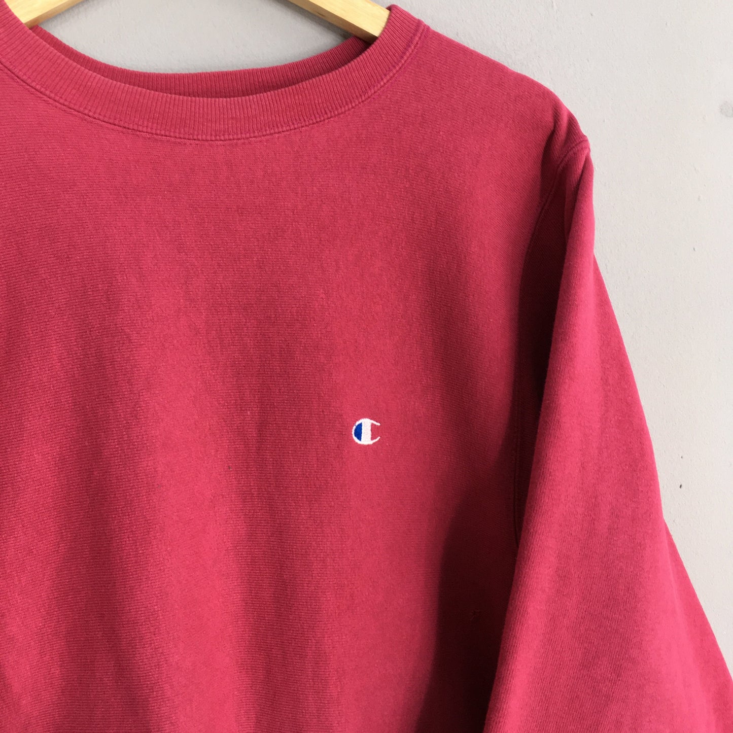 Champion Reverse Weave Pink Sweatshirt Medium