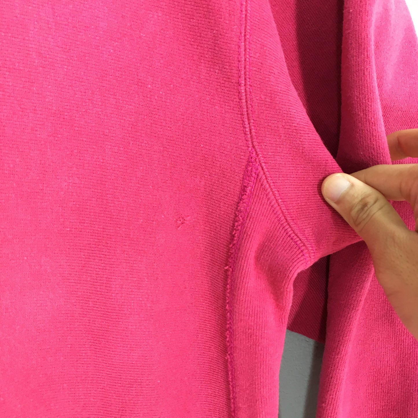 Champion Reverse Weave Pink Sweatshirt Medium