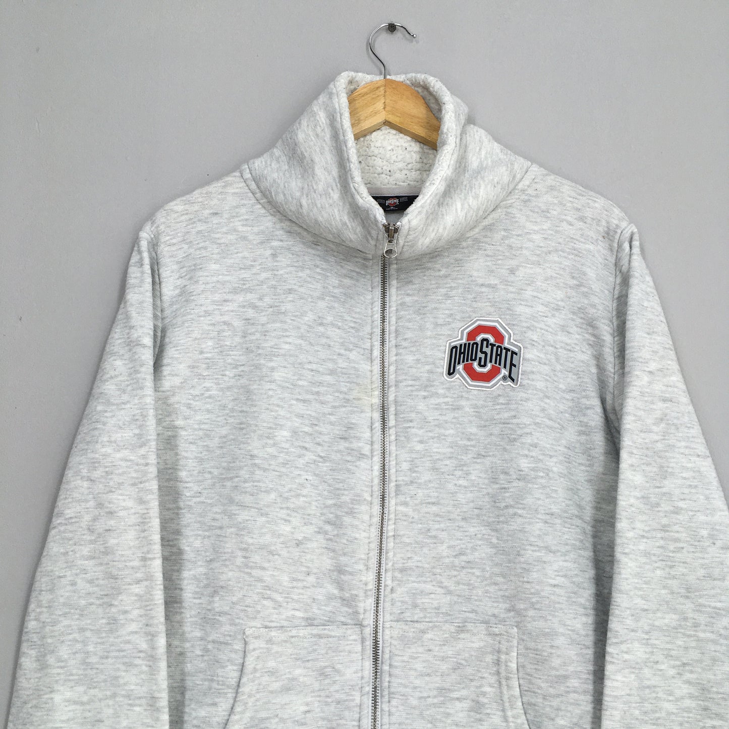 Ohio State Gray Zipper Sweatshirt Medium