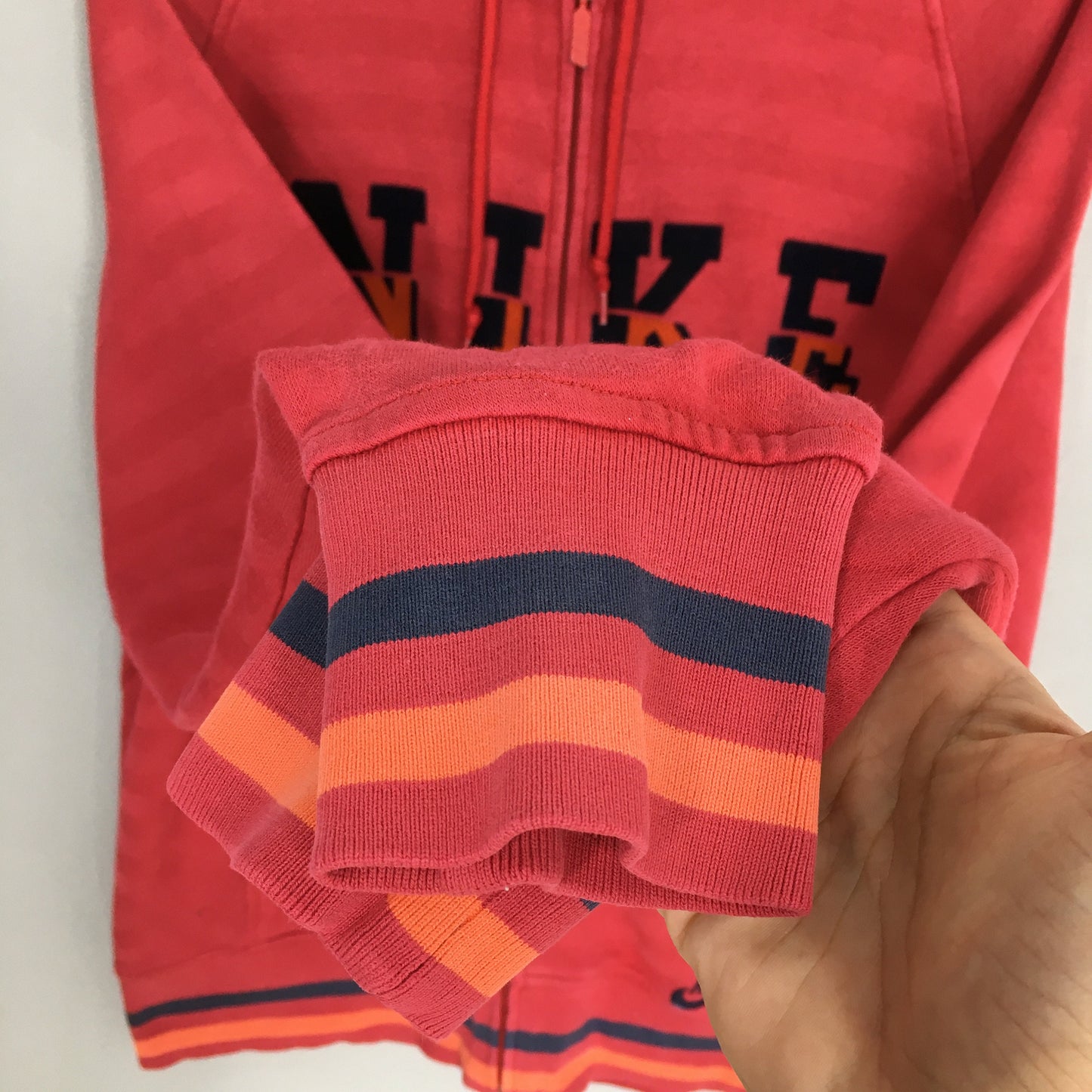 Nike Swoosh Zipper Hoodie Sweatshirt XLarge