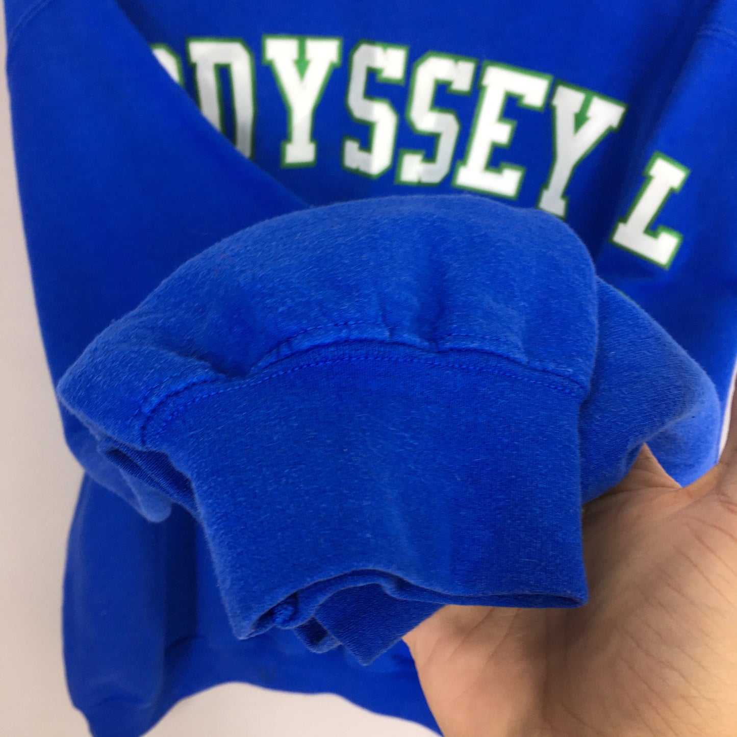 Y2K Odyssey L Town Blue Sweatshirt XLarge