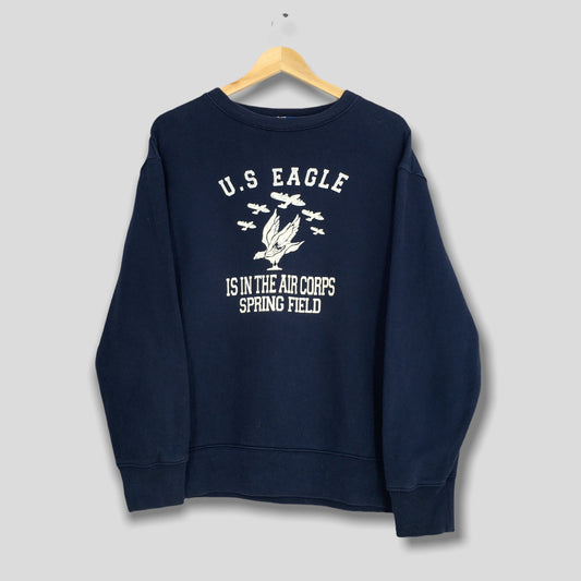 Penfield Us Eagle Blue Sweatshirt Large