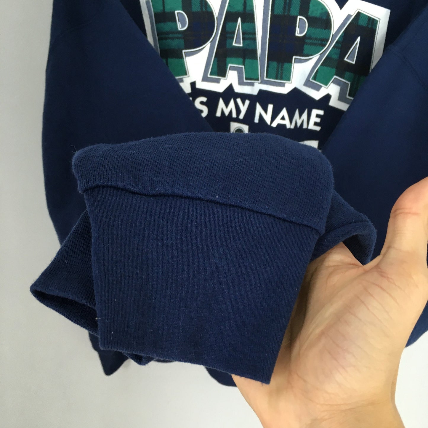 Great Papa Blue Sweatshirt XXLarge