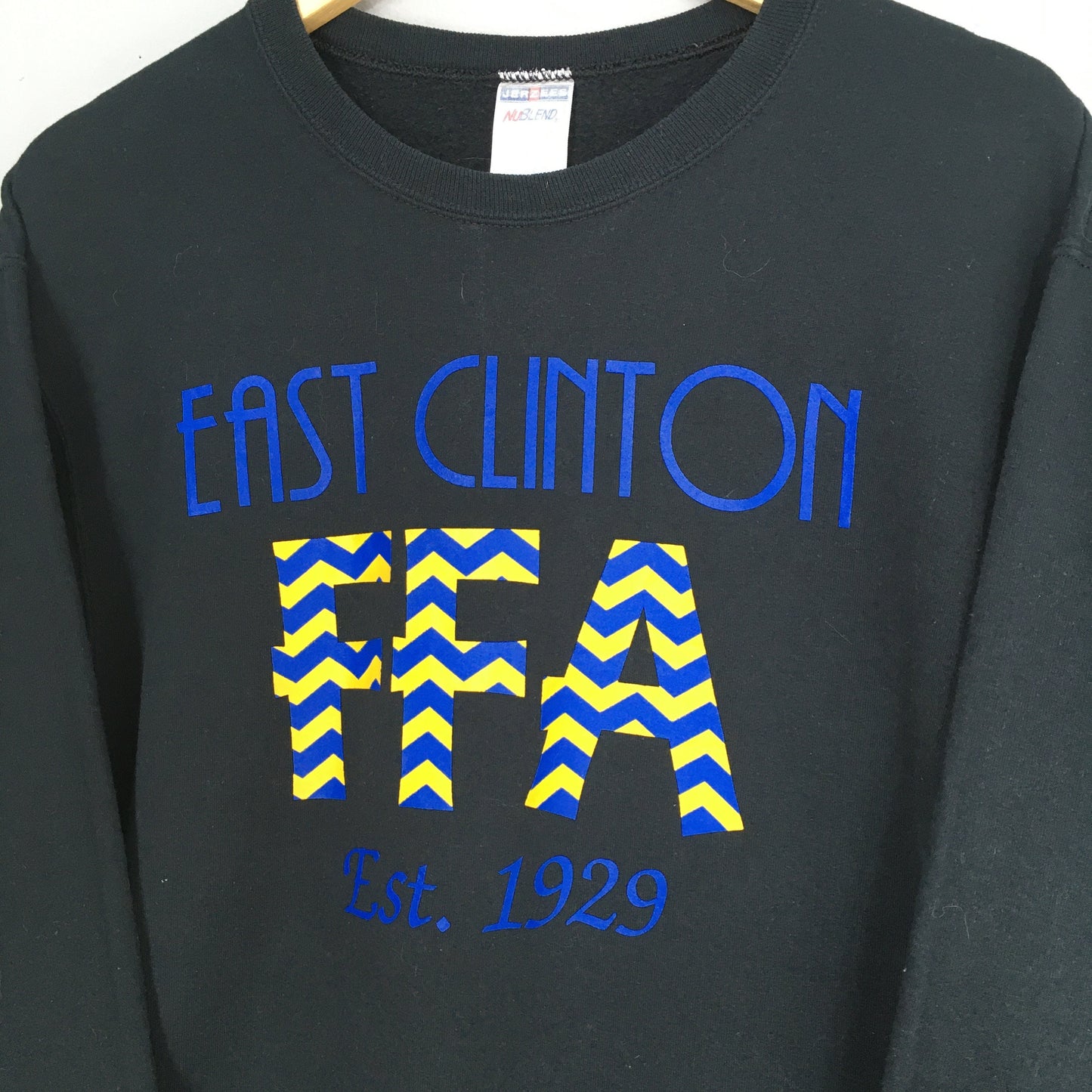 East Clinton High School Black Sweatshirt Medium