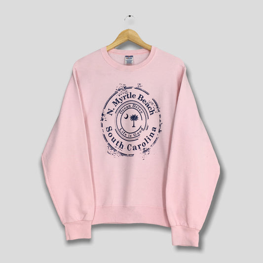 North Myrtle Beach Pink Sweatshirts Small