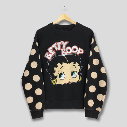 Betty Boop Sweatshirt Women Black Medium