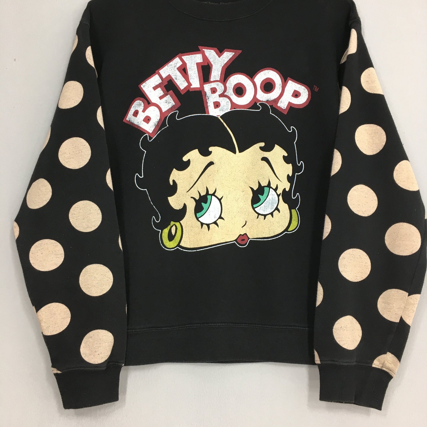 Betty Boop Sweatshirt Women Black Medium