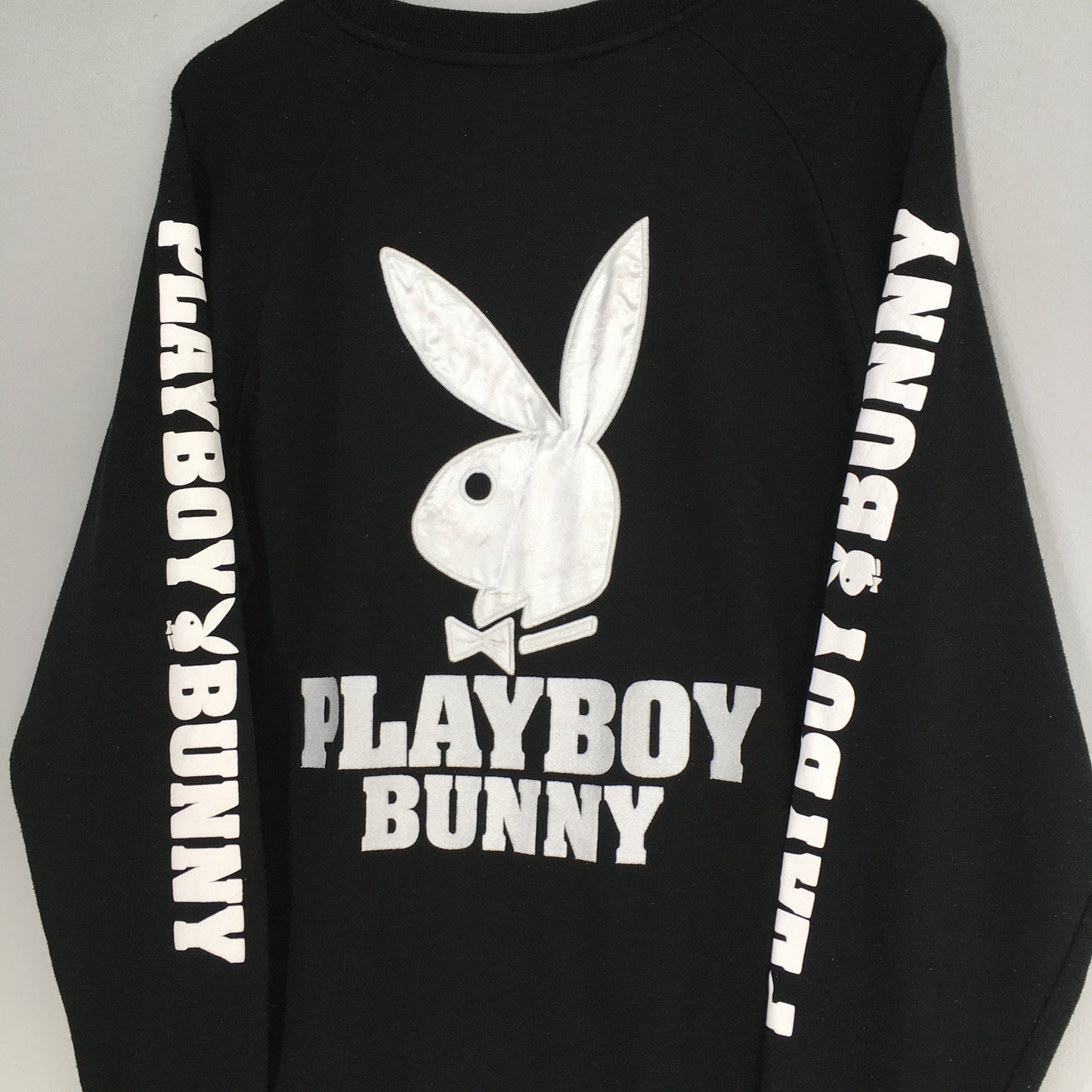 Playboy Bunny Sweatshirt Black Women Medium