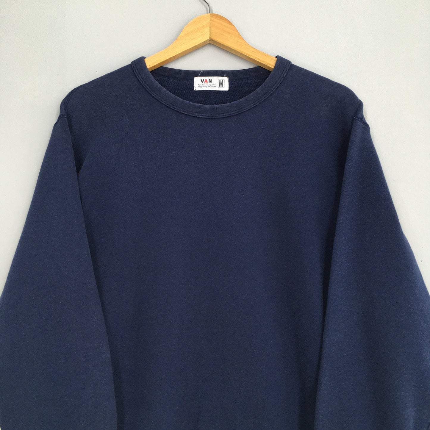 Van Jac Crewneck Sweatshirt Blue Medium