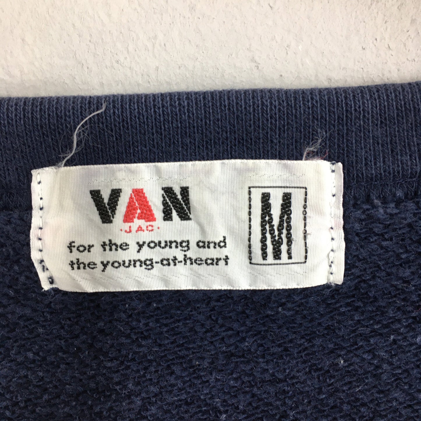 Van Jac Crewneck Sweatshirt Blue Medium