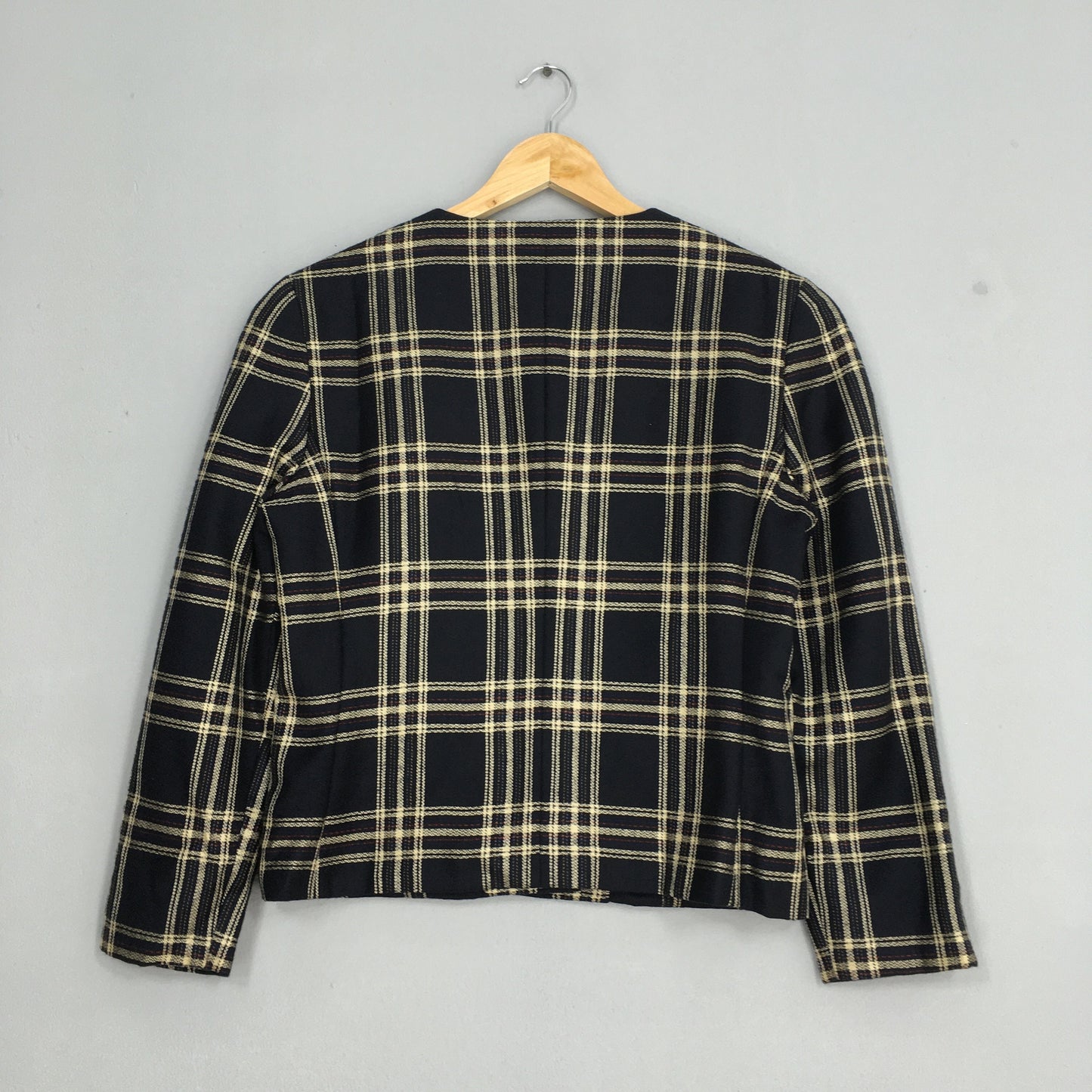 Burberrys Blouson Checkered Coat Women Small