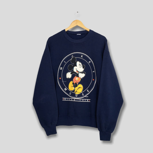 Mickey Mouse Sweatshirt Blue Medium