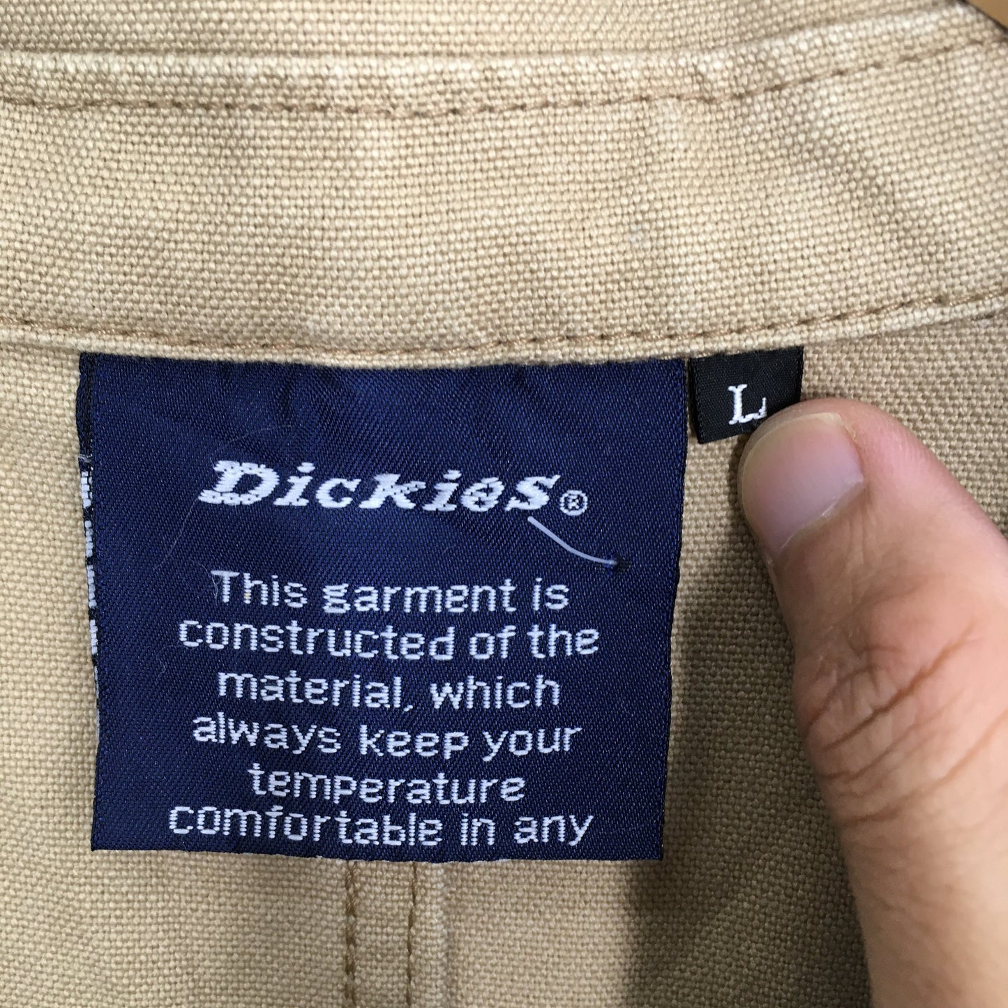 Dickies Worker Denim Stylish Jacket Large