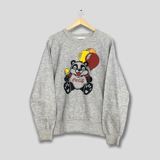 Coca Cola Panda Party Sweatshirt XLarge