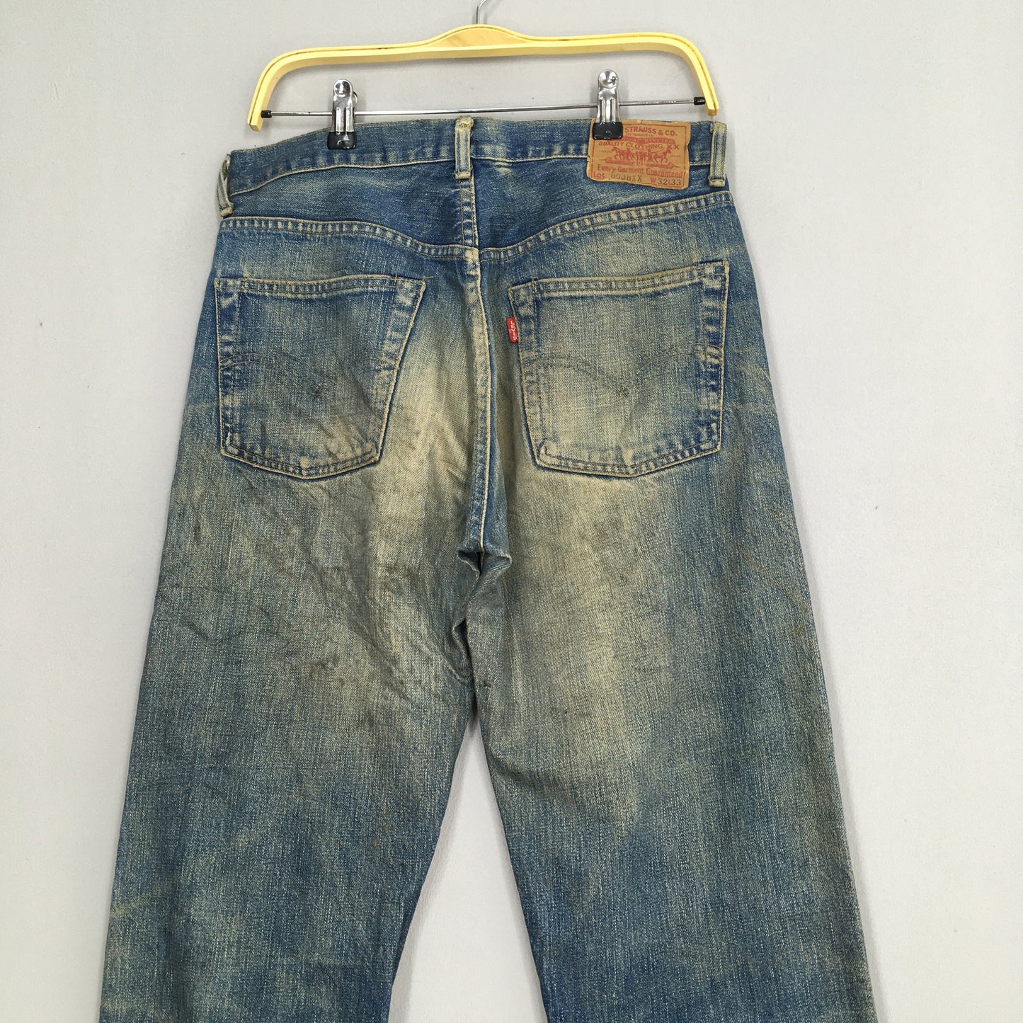 Levi's 503BXX LVC Japan Big E Distressed Dirty Denim Size 32x32