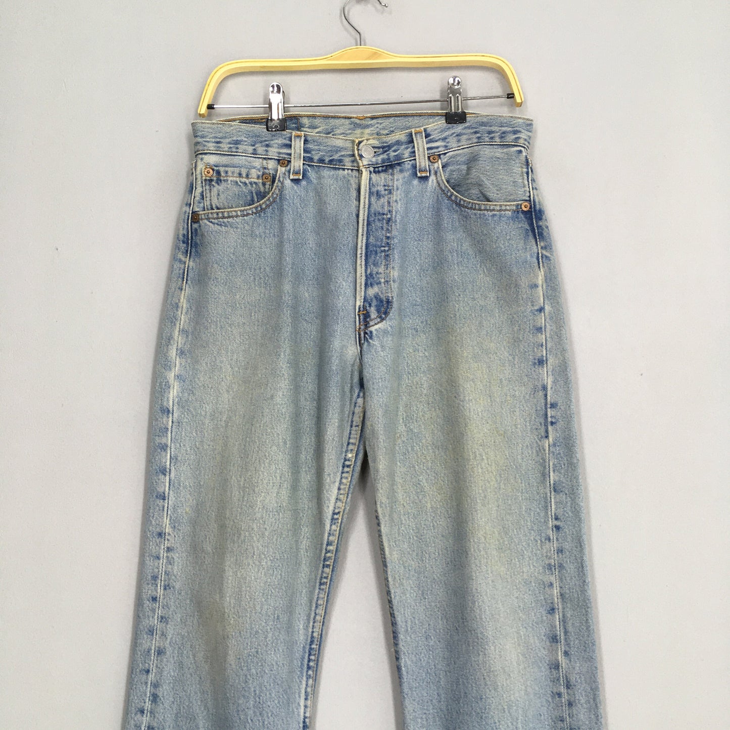 Levi's 501 Pale Blue Jeans Light Washed Jeans Size 30x30