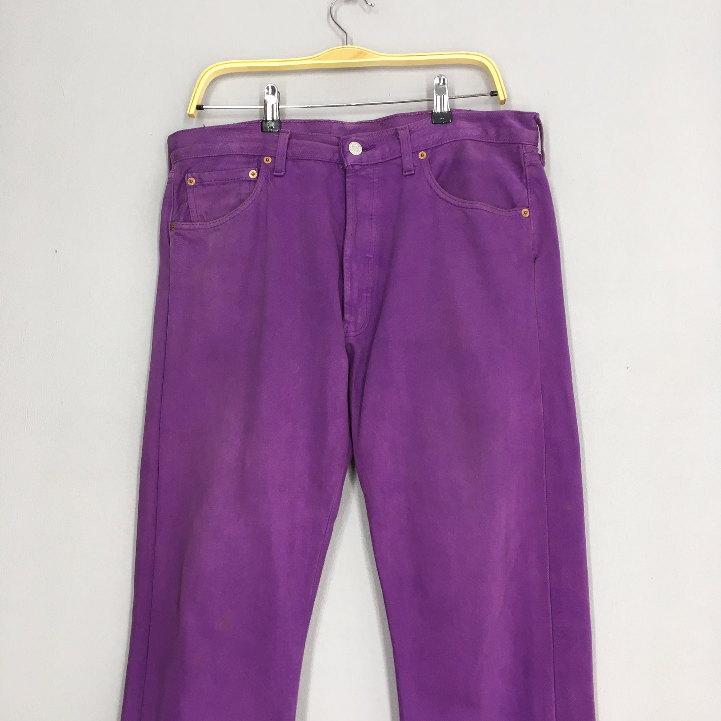 Levi's 501 Purple Overdyed Jeans Size 34x32