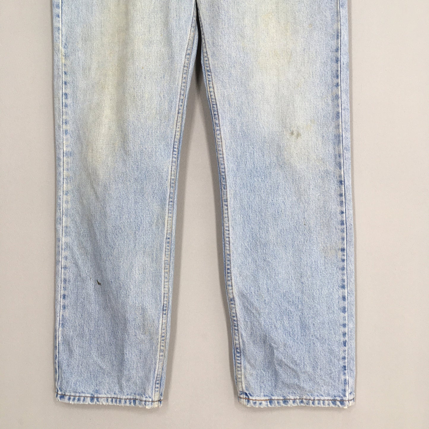 Levis 505 Pale Blue Stonewash Jeans Size 36x31