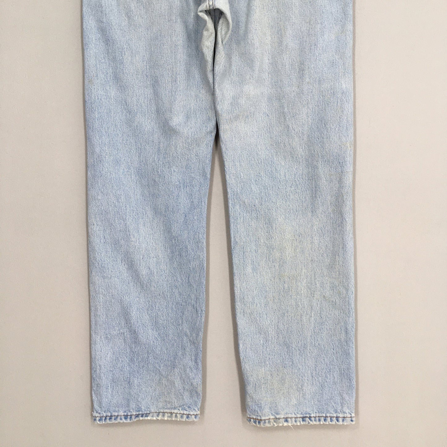 Levis 505 Pale Blue Stonewash Jeans Size 36x31