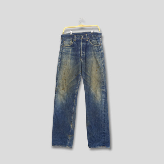 Levi's 501XX Big E LVC Japan Faded Dirty Denim Size 31x33