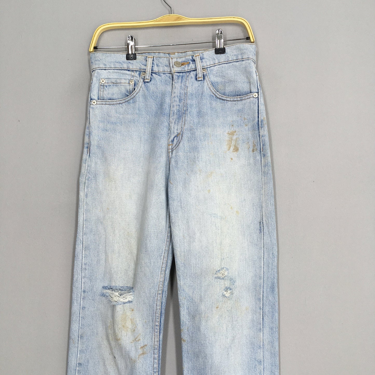 Levi's Light Blue Acid Washed Jeans Size 29x30