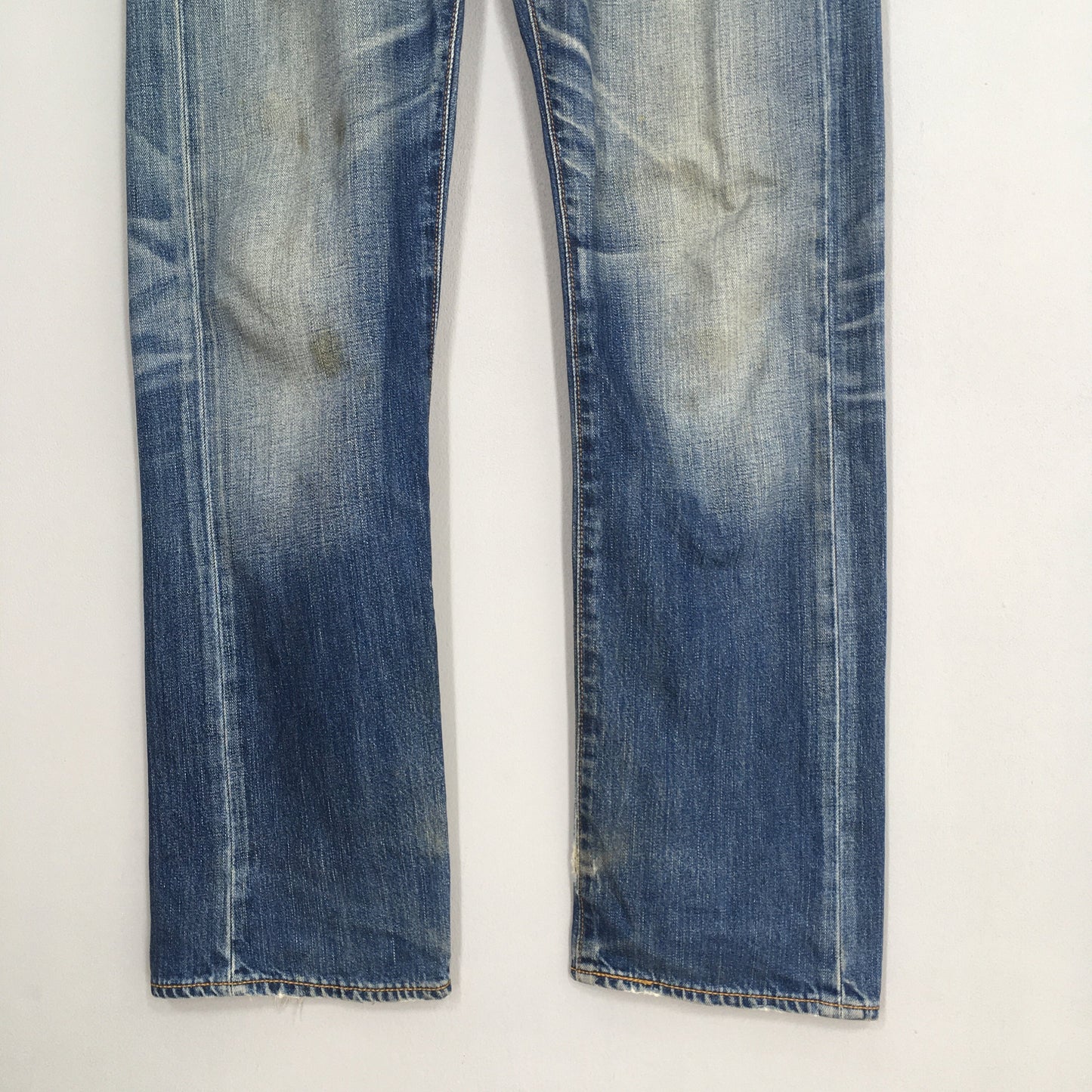 Levi's 505 Regular Fit Faded Dirty Blue Jeans Size 34x34