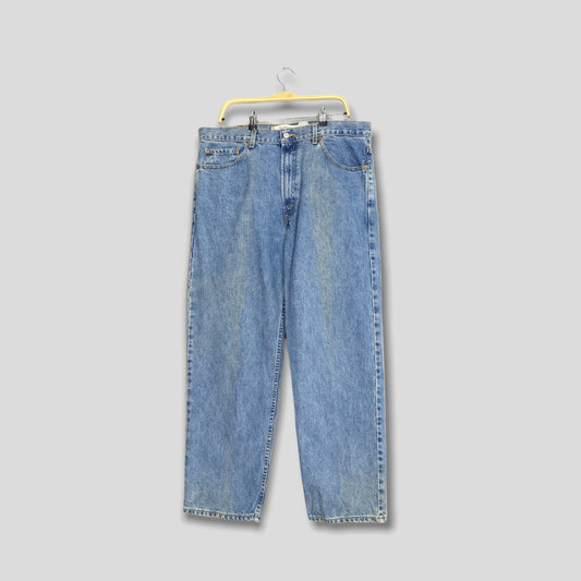 Levi's 550 Relaxed Fit Jeans Faded Dirty Denim Size 38x31