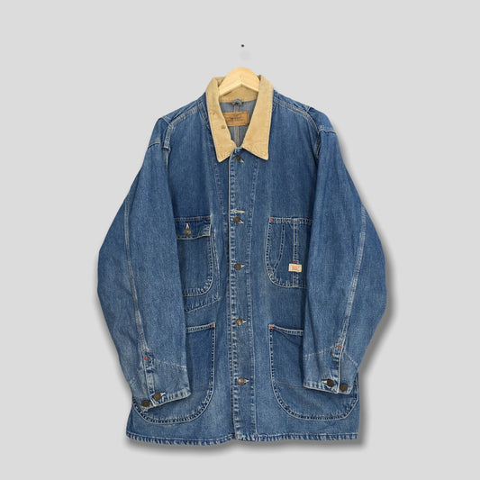 Levi's Denim Jeans Worker Jacket XLarge