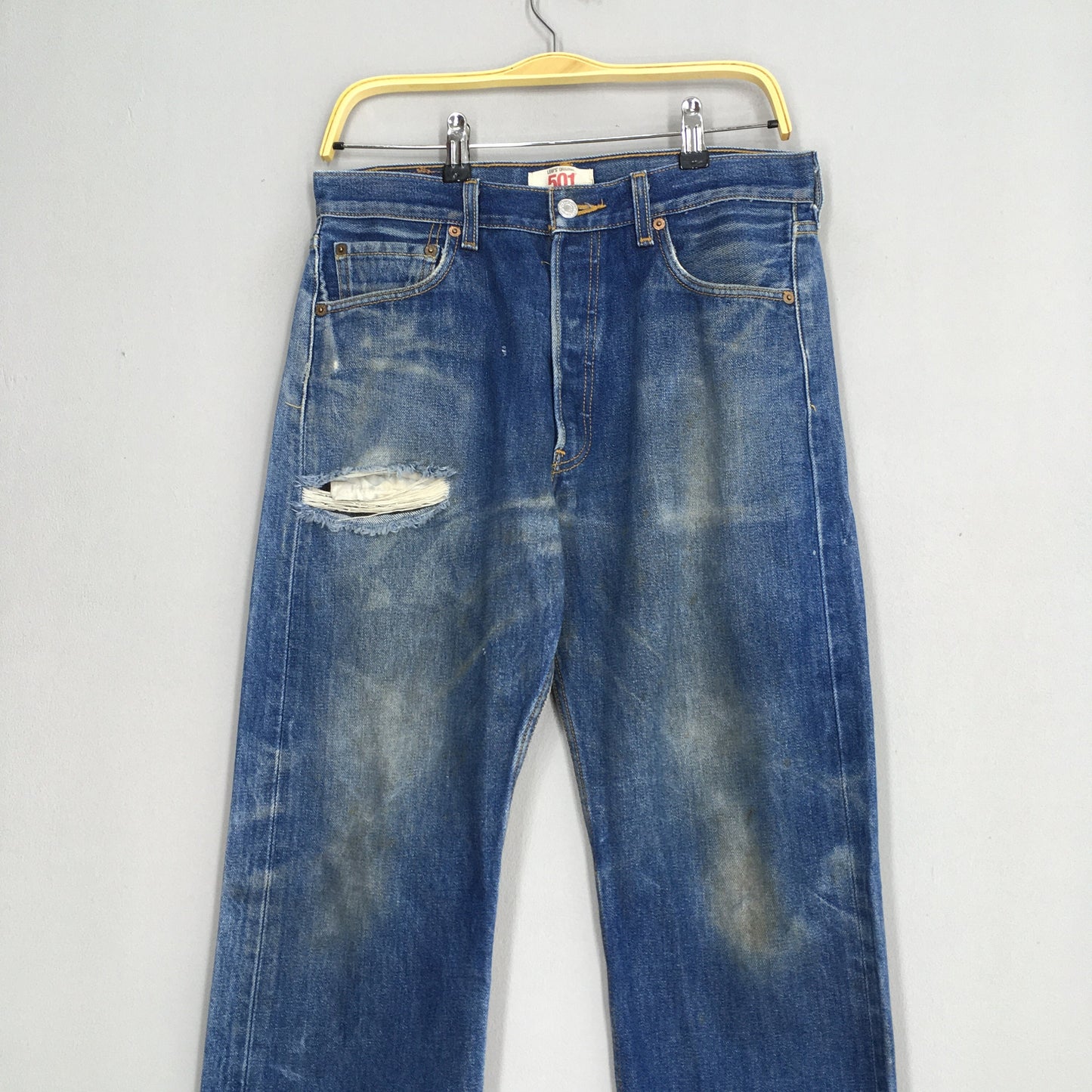 Levi's 501 Straight Leg Dirty Denim Size 30x30