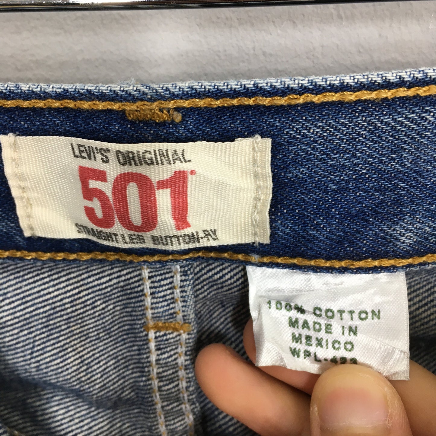 Levi's 501 Straight Leg Dirty Denim Size 30x30