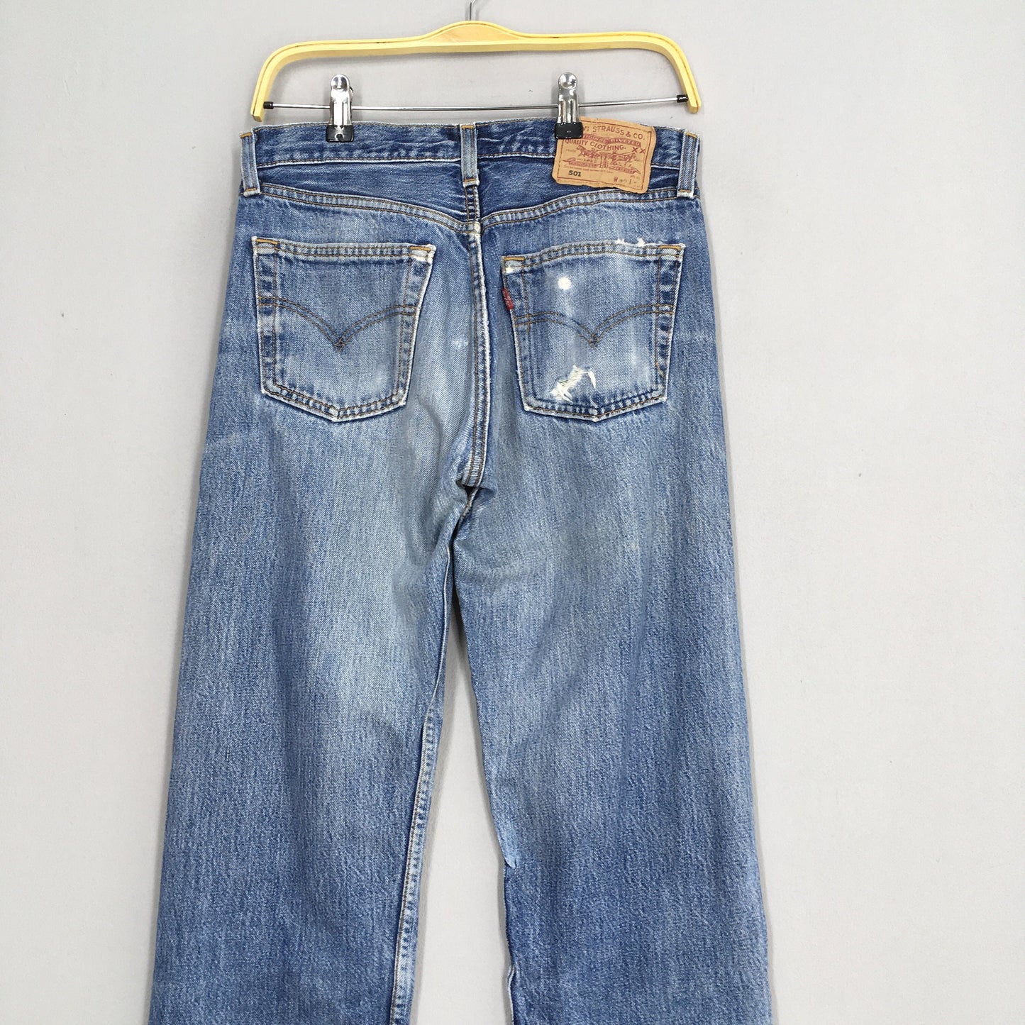 Levi's 501 Distressed Stone Washed Denim Size 30x31