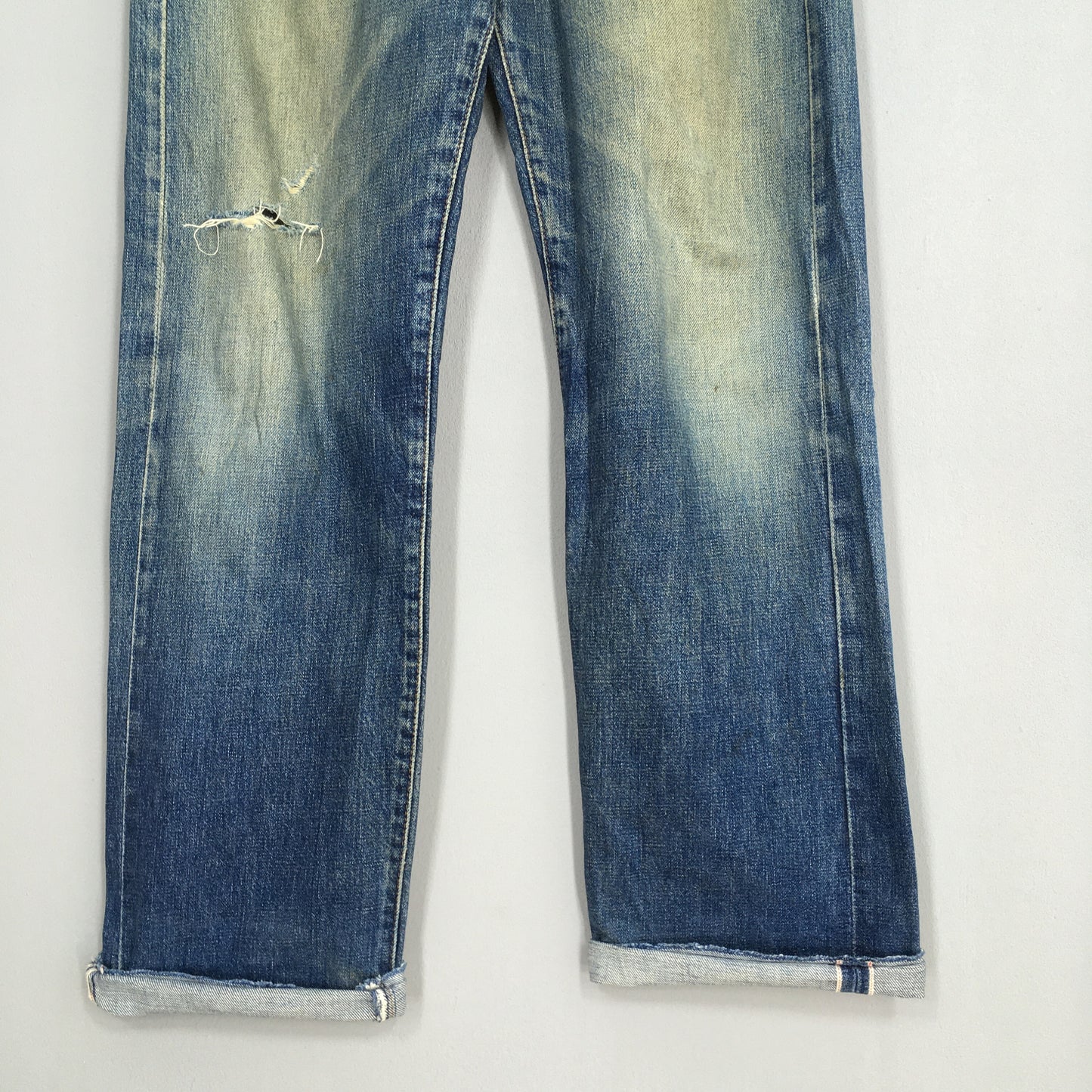 Levi's 502 Big E LVC Japan Stone Washed Jeans Size 32x32