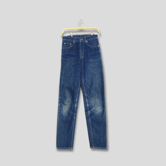 Levi's 610 Indigo Blue Jeans Slim Fit Denim Size 26x33