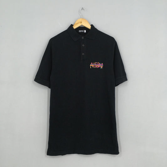 Missoni Sport Black Polo Shirt Small