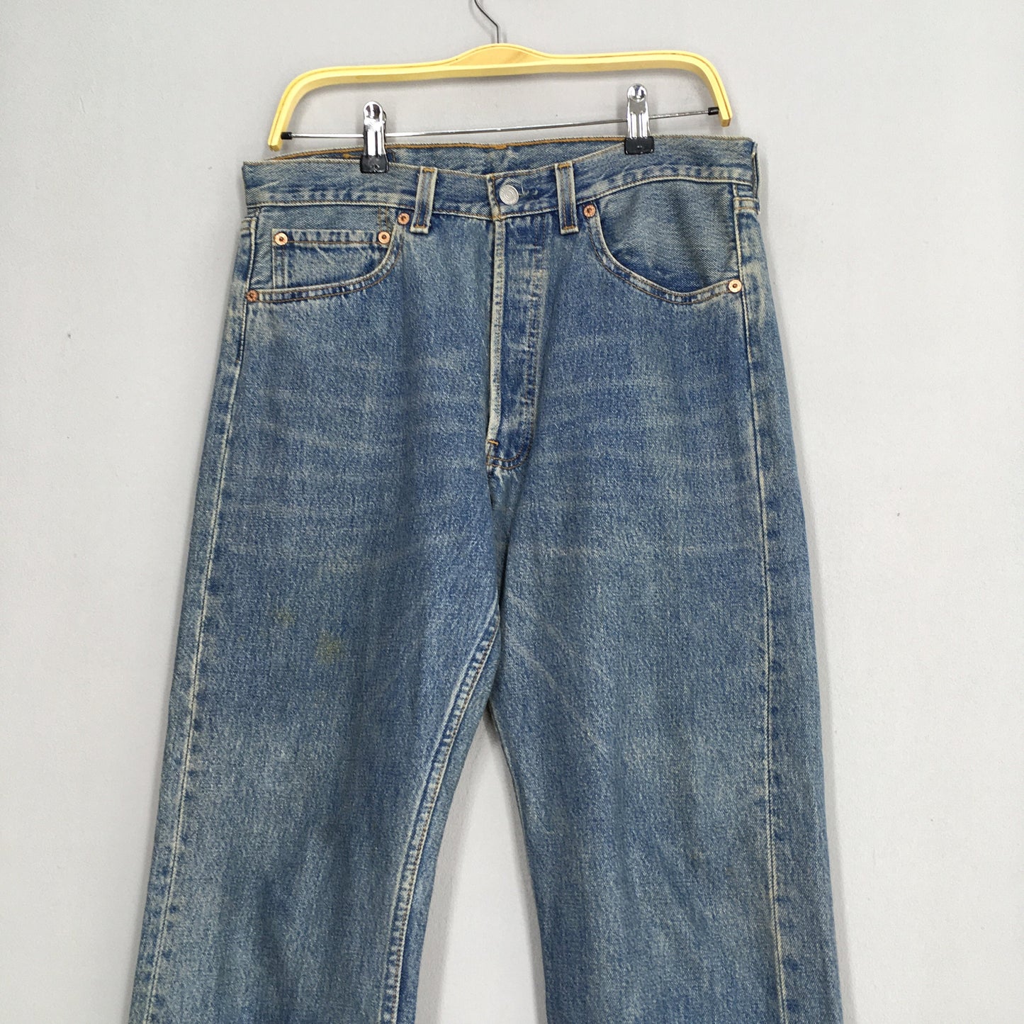 Levi's 501 Dirty Blue High Rise Jeans Size 32x31