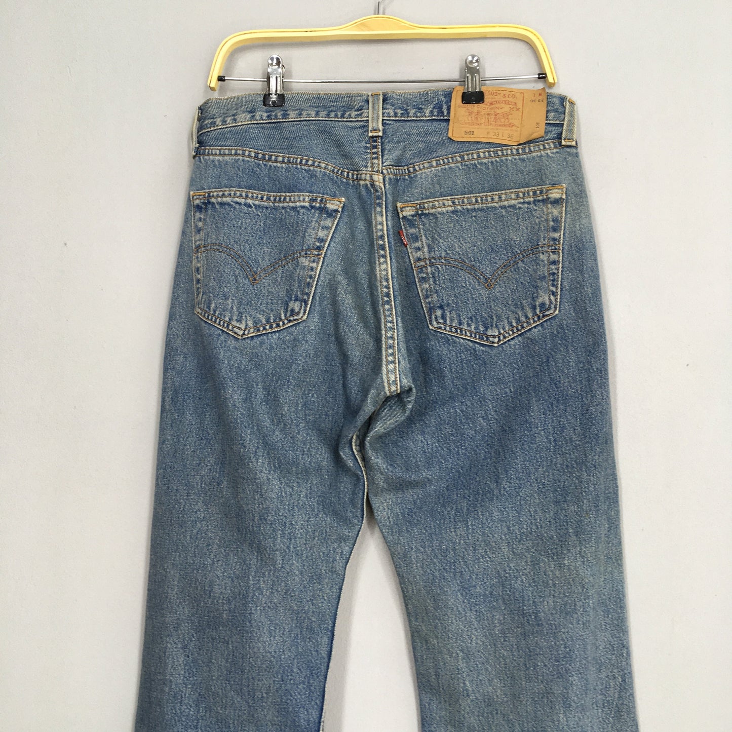 Levi's 501 Dirty Blue High Rise Jeans Size 32x31